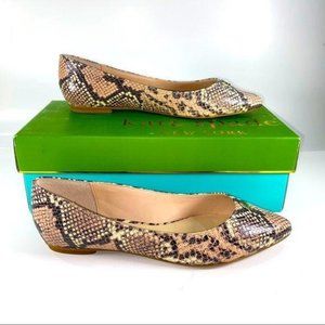 Kate Spade Snake Print Nylah Flats 8M